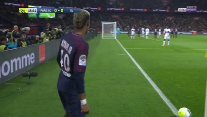 Neymar Fantastic Corner Kick HD - Paris SG 0-0 Lyon 17.09.2017 HD
