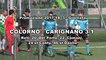 Colorno - Carignano 3-1, highlights e interviste