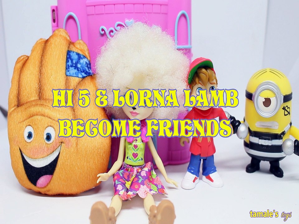 HI 5 & LORNA LAMB BECOME FRIENDS ALVIN & CHIPMUNKS MINIONS TOYS PLAY EMOJI FILM ENCHANTIMALS DESPICABLE ME 3