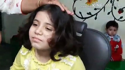 step cutting for curly hair(nazia bilal)