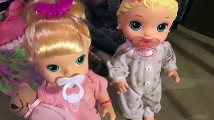 Baby Alive Mia Dreams of Being Potty Trained! Mia Wets the Bed!