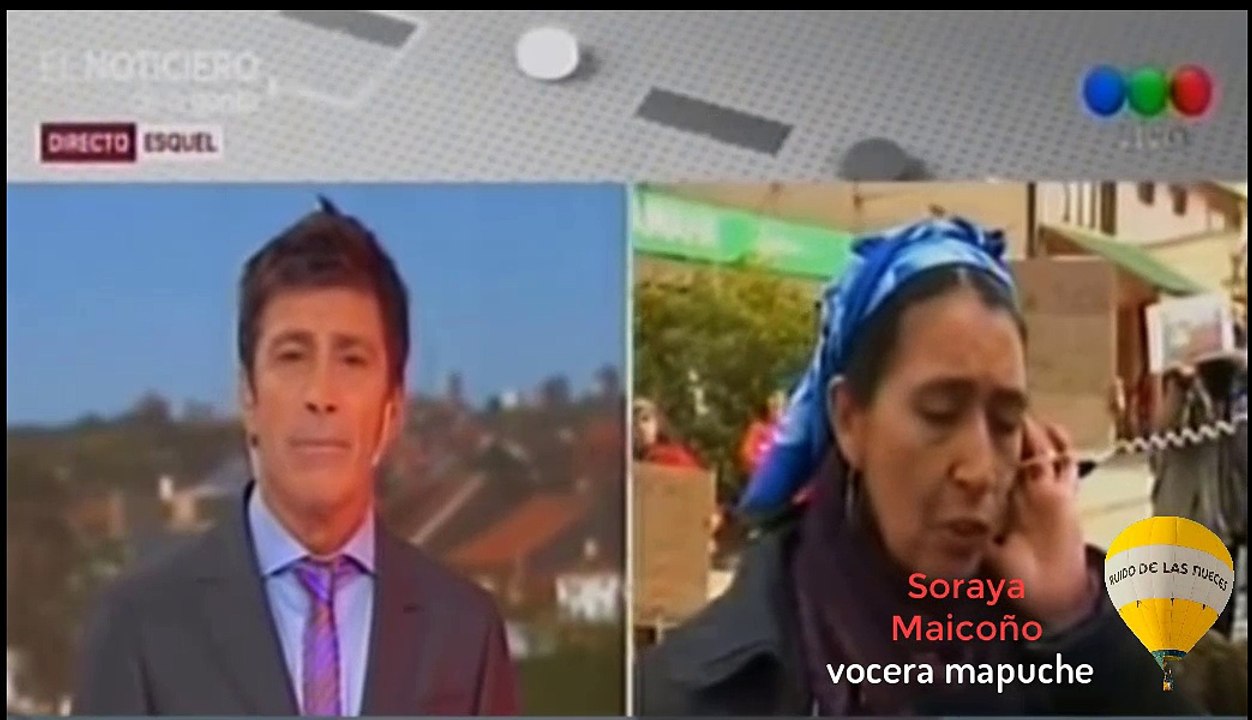 NICOLAS REPETTO SORAYA MAICOÑO MAPUCHES ENCAPUCHADOS EN NOMBRE DE LA GENTE