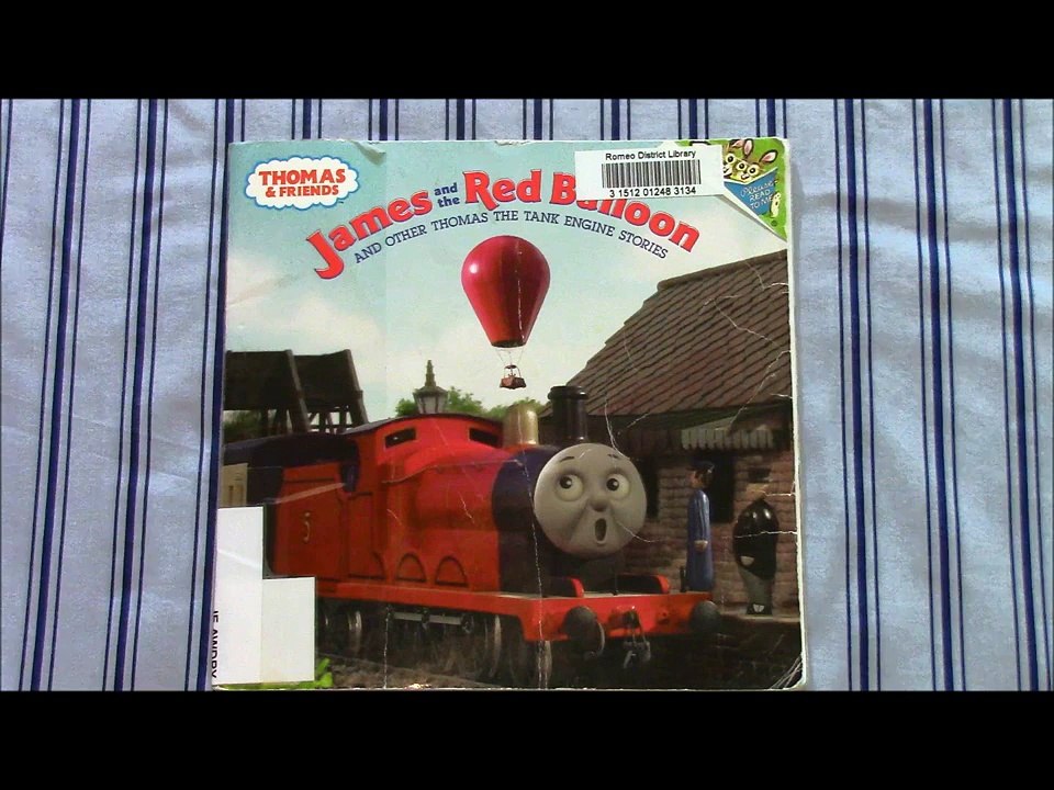THOMAS AND FRIENDS, JAMES AND THE RED BALLOON - Read Along Story Book - FOR CHILDREN - Train Talk