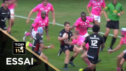 TOP 14 - Essai Antoine DUPONT (ST) - Toulouse - Paris - J4 - Saison 2017/2018