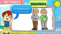 My Family - Family Vocabulary - English Words for Family Members