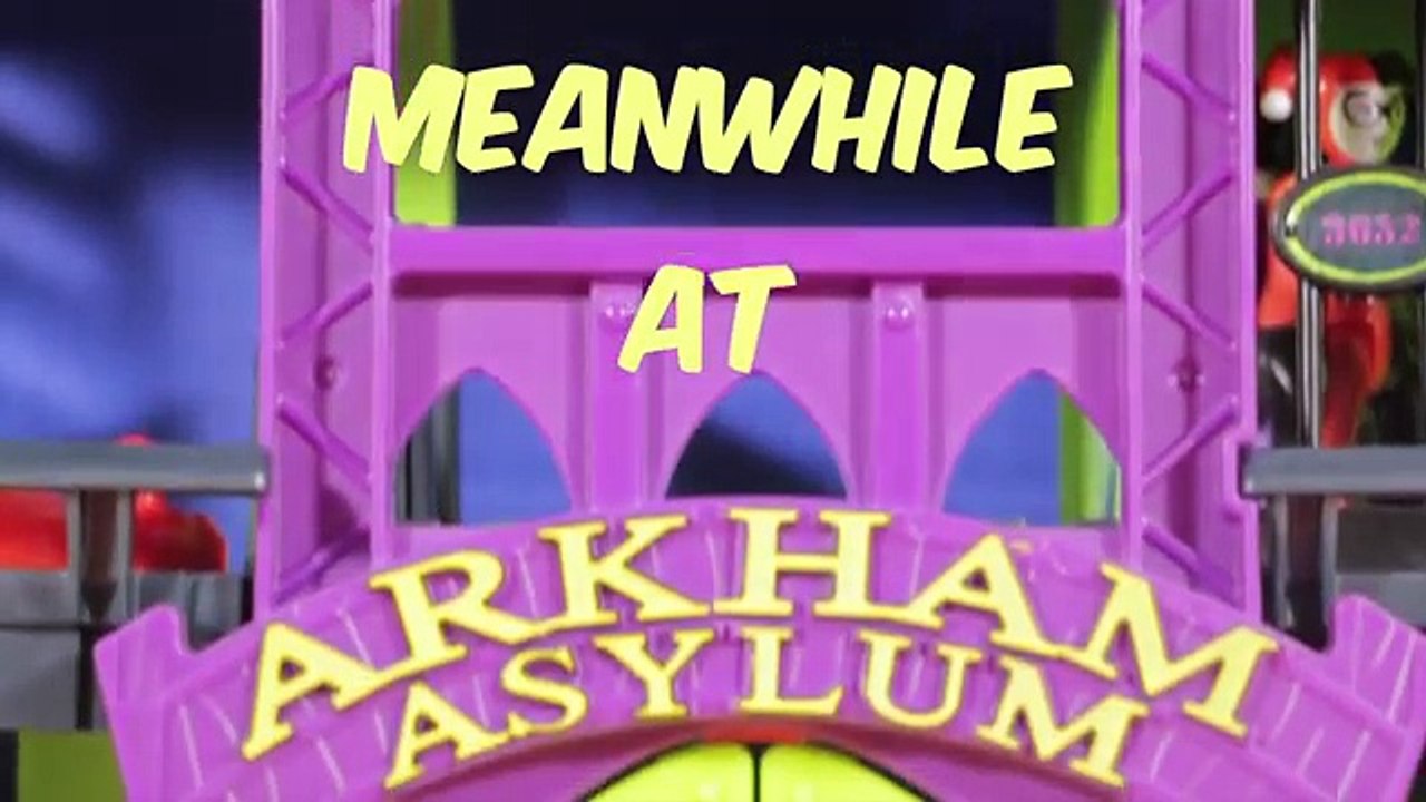 Batman Kisses Harley Quinn | Arkham Asylum | Joker Escapes by Imaginext-Toys