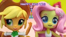 My Little Pony Applejack Fluttershy Equestria Girls Mini Hair Swap DIY Custom Tutorial