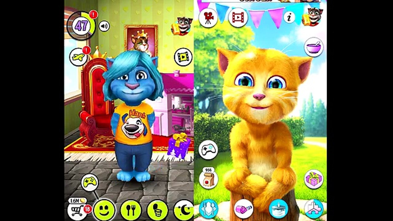 My Talking Tom Vs Talking Ginger 2 Gameplay Games for Kids HD