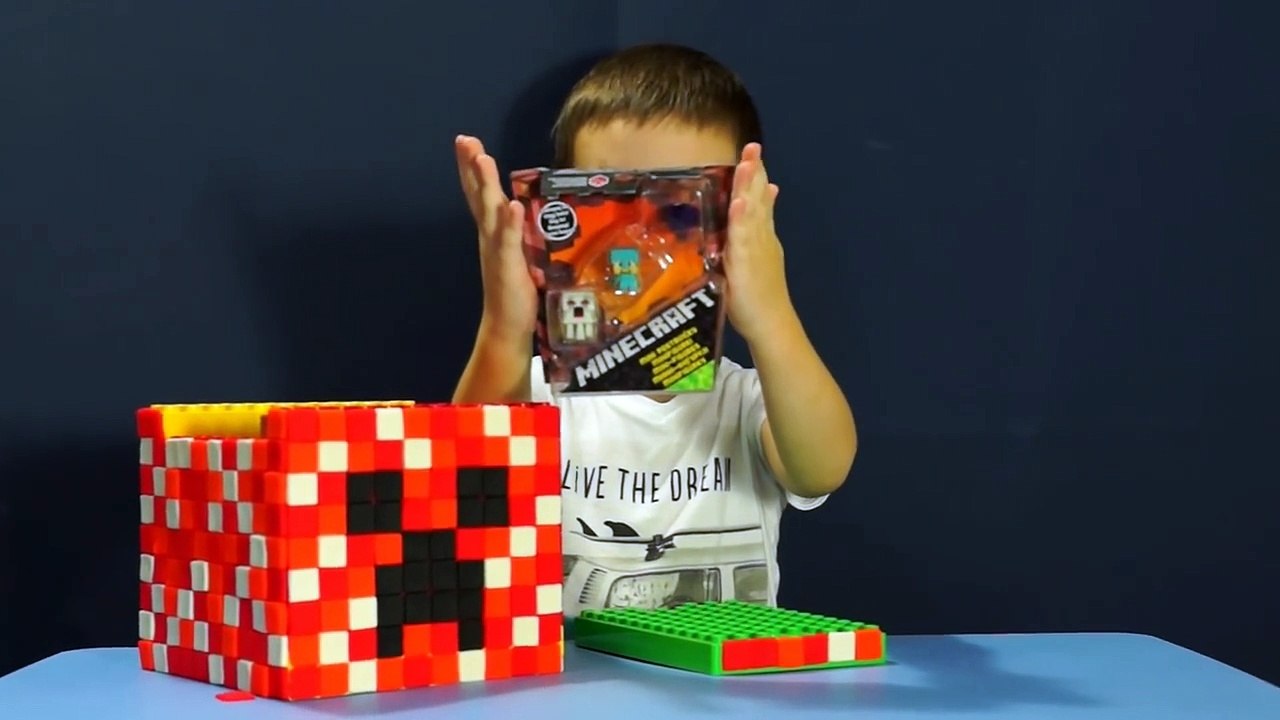 Minecraft CHEST Play Doh Creeper Head - Игрушки Майнкрафт на русском языке - Кока Туб