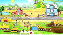 Kids Learn Heavy Machines Dump Trucks, Crane, Digger, Bulldozer App for Children | Games &