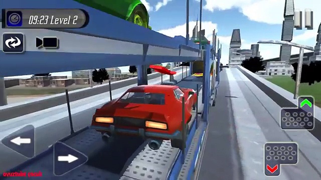 araba oyunu tır kamyonu çizgi filmi