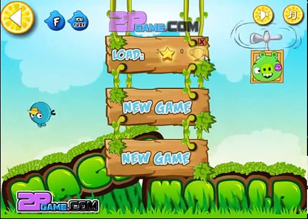 Angry Birds Naughty Pig Magic World Level 1-15 Walkthrough