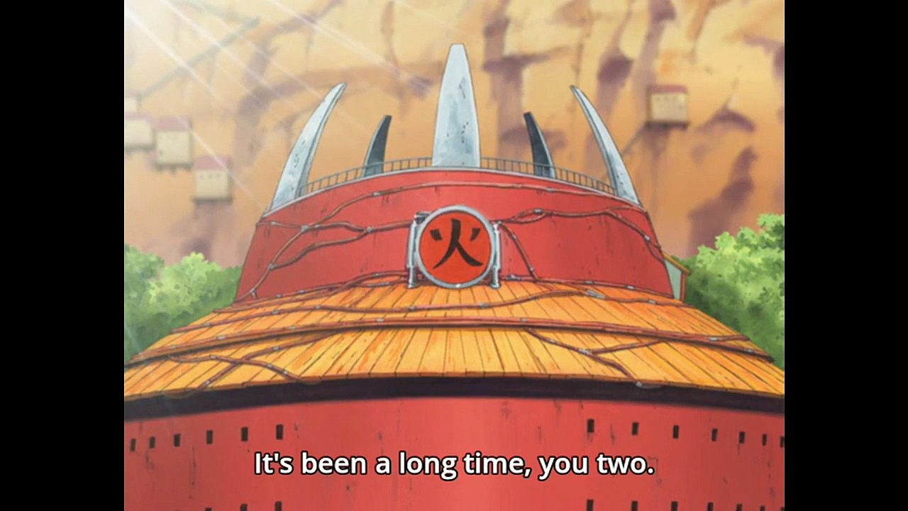 Naruto Shippuden Naruto first time meets Tsunade after long training