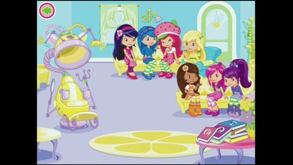 Strawberry Shortcake Berry Beauty Salon Part 2 - iPad app demo for kids - Ellie
