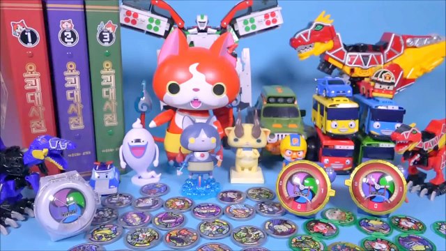 요괴워치 세라 신제품과 헬로카봇 다이노포스 미니특공대 놀이 妖怪ウォッチ Youkai watch