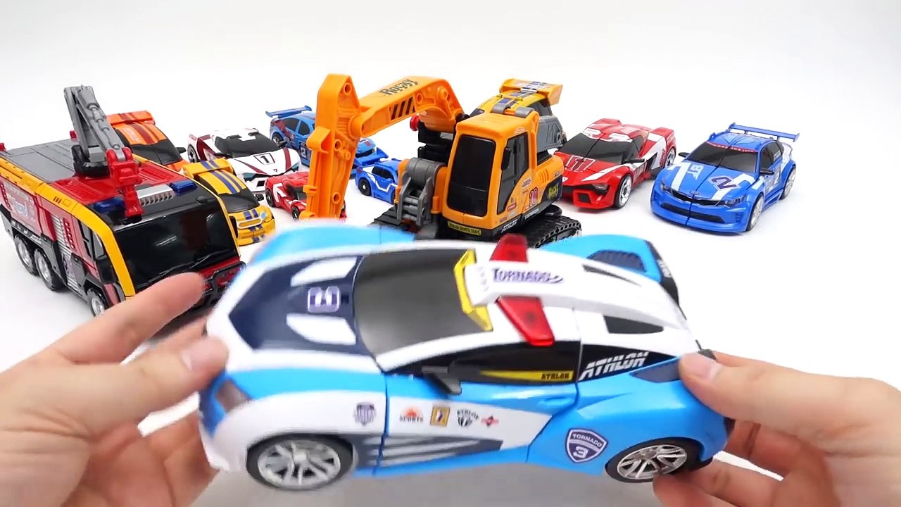 Tobot Athlon Excavator Transforming Car Toy Rocky 또봇 애슬론 신제품 포크레인으로 변신하는 록키