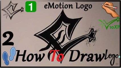 ✍ How To Draw 2 | eMotion (Logo) | Very Easy | eMotion