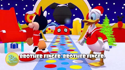 Santa Clause Mickey Mouse Clubhouse | Finger Family | 3D Animation In HD From Binggo Channel
