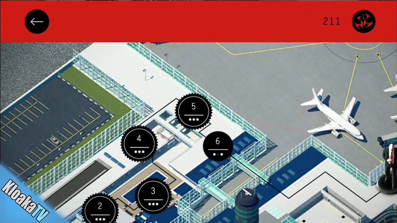 Hitman GO - Level 6-6 Airport Walkthrough