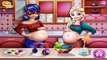 Frozen Elsa and Ladybug Pregnant Gives Birth to Twins Dress Up Games for little Kids