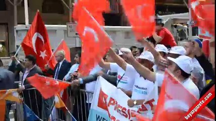 Cumhurbaşkanı Erdoğan'a New York'ta sevgi seli