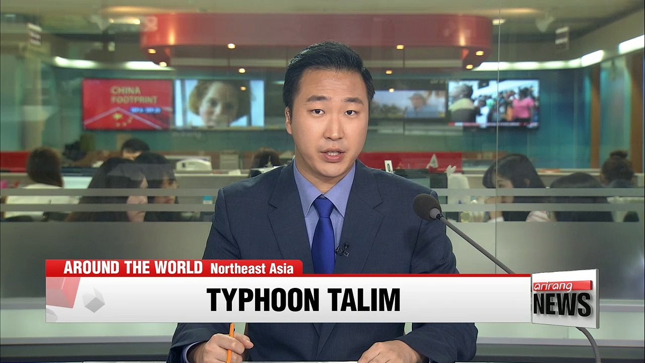 Tropical storm Talim hits Japan