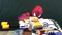 NERF: Spider-Man Unboxing Rhino-Fire N-Strike Elite Double Barrel Drum Fed Machine Gun