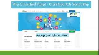 Phpscriptsmall - Php Classified Script