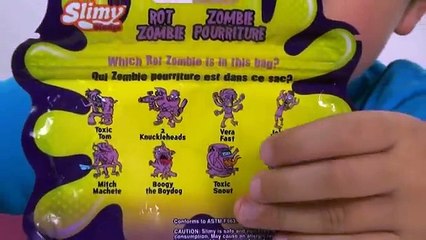 Slimy Sludge Rot Zombie - Surprise Blind Bag Opening - Toy Figure in Slime