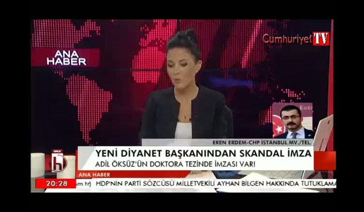 Eren Erdem'den Ali Erbaş'a yanıt: Laiklik ile mücadele eden herkes IŞİD ile yoldaş olduğunu bilmelidir
