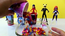 Ladybug Copos Surpresas Chocolates Coloridos Patrulha Canina Galinha Pintadinha Frozen Show da Luna