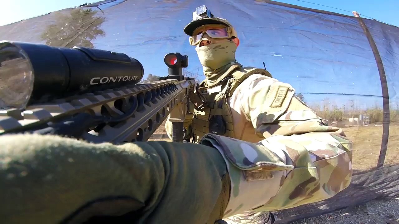 Airsoft Game Becomes Physical