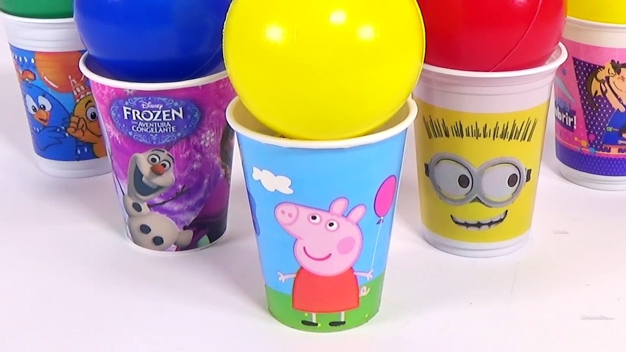 Peppa Pig Copos Surpresas Galinha Pintadinha Frozen Patati Patata Huevos Sorpresas Surprise Eggs Toy