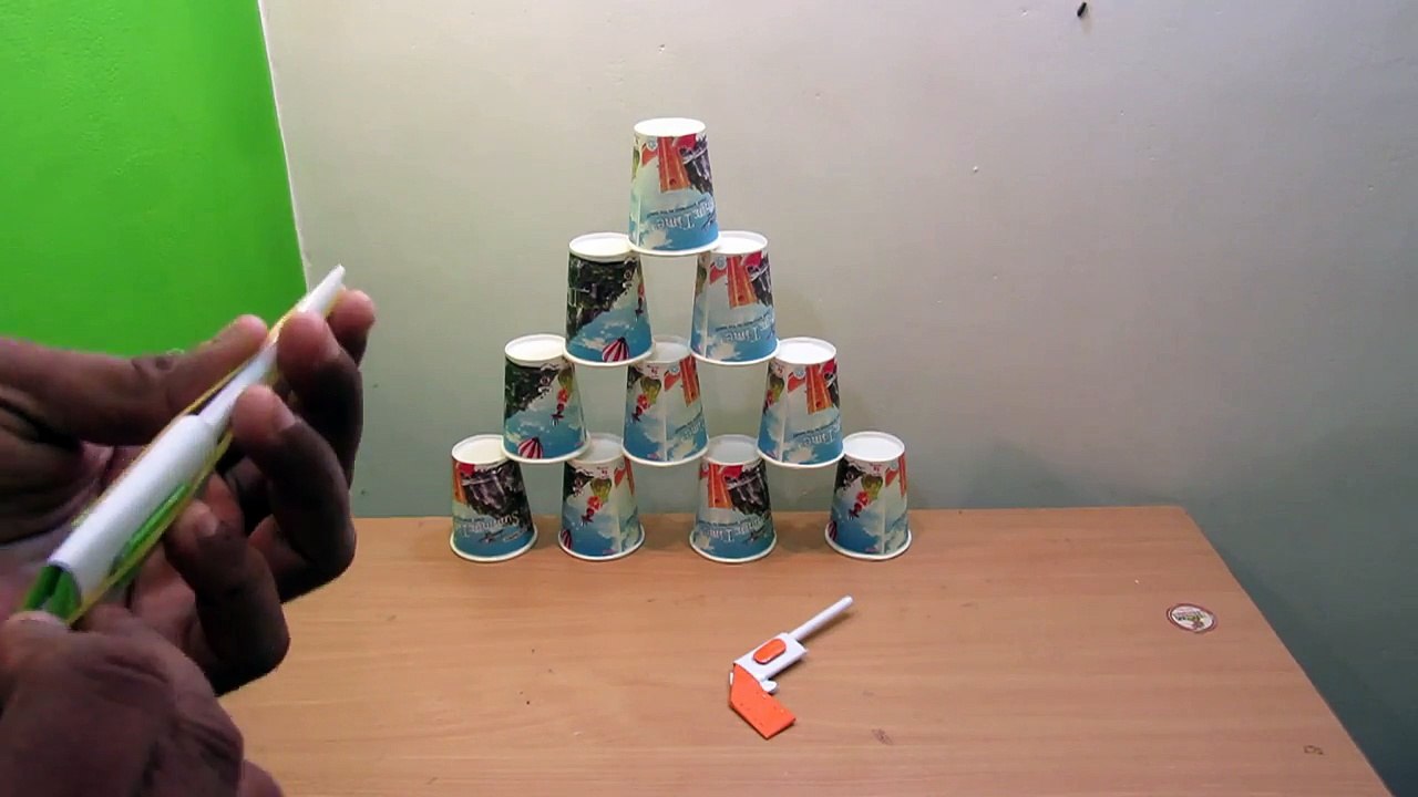 How to Make a Paper Pocket Mini Gun that Shoots Rubber band - Easy Paper Gun Tutorials