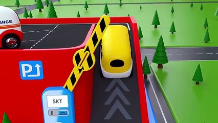 Learn Colors with Wooden Truck Toy and Street Vehicles Toys - Colors Collection for Childr