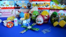 Kinder Surprise Eggs Hello Kitty Ben 10 Shrek Monsters university Super Mario Egg surprise Wow