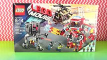 LEGO MOVIE RESCUE Reinforcements set 70813 FIRE MECH build by HobbyKidsTV