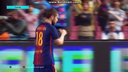 PES  2018 Demo Alba goal