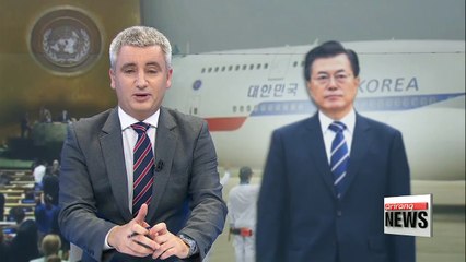 President Moon to fly out to New York, make debut at 72nd UN General Assembly