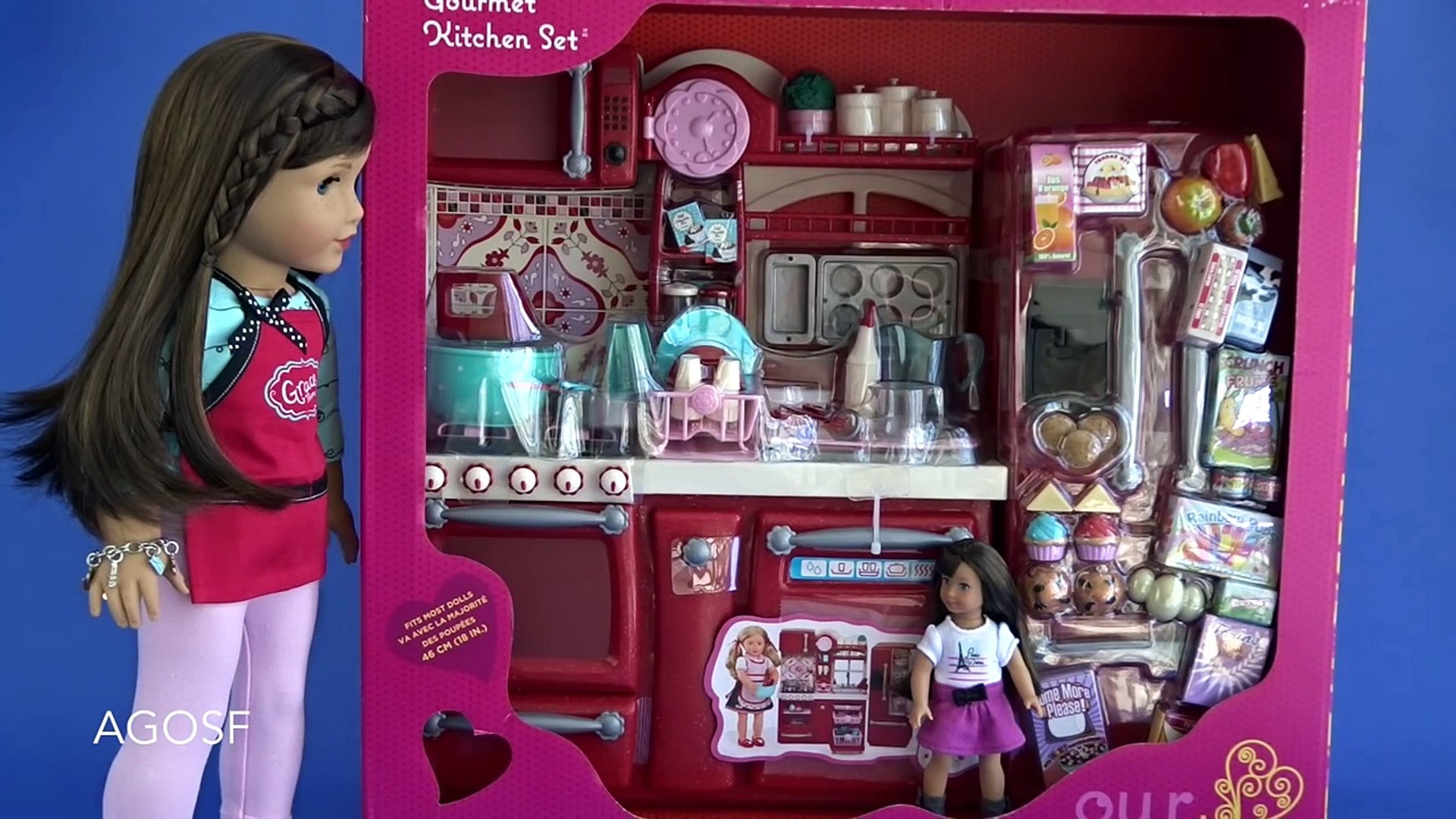 American Girl Doll Kitchen Set By Our Generation Hd Watch In Hd