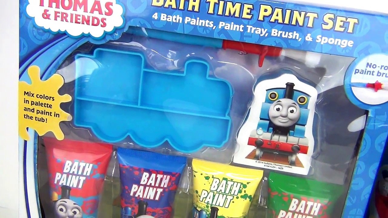 Learn Colors with Thomas and Friends Bath Paint Soap, Toys Squirter, Fun Play / TUYC