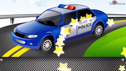 Transport Puzzle for Kids - Car, Police Car | Cars Puzzle for Toddlers : Videos for Children
