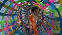 Bad Baby Boss with Girl Cute Playing indoor playground many fun ivities - Funny videos for kids