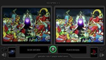 Rockman X3 (Sega Saturn vs Playstation) Side by Side Comparison (Mega Man X3)