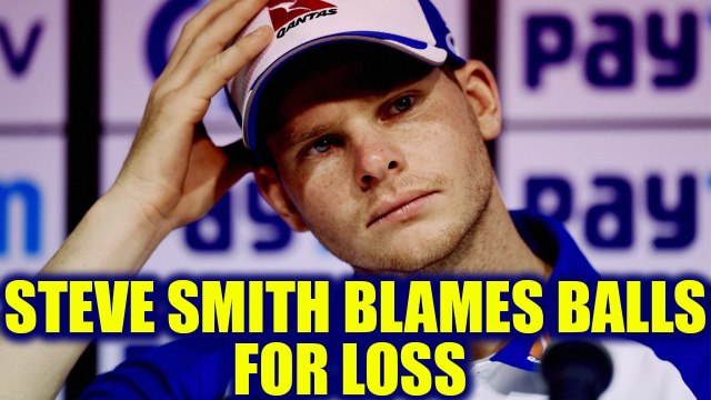 India vs Australia 1st ODI : Steve Smith blames balls for shameful defeat | Oneindia News