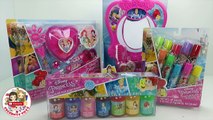 HUGE Disney Princess MAKEUP sets Beauty Kit Lip Gloss Body Wash Vanity Mirror