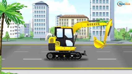 The Bulldozer and his Friends | Construction Trucks & Service Vehicles Cartoons for children