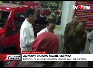 Presiden Joko Widodo Kunjungi Showroom Mobil Esemka