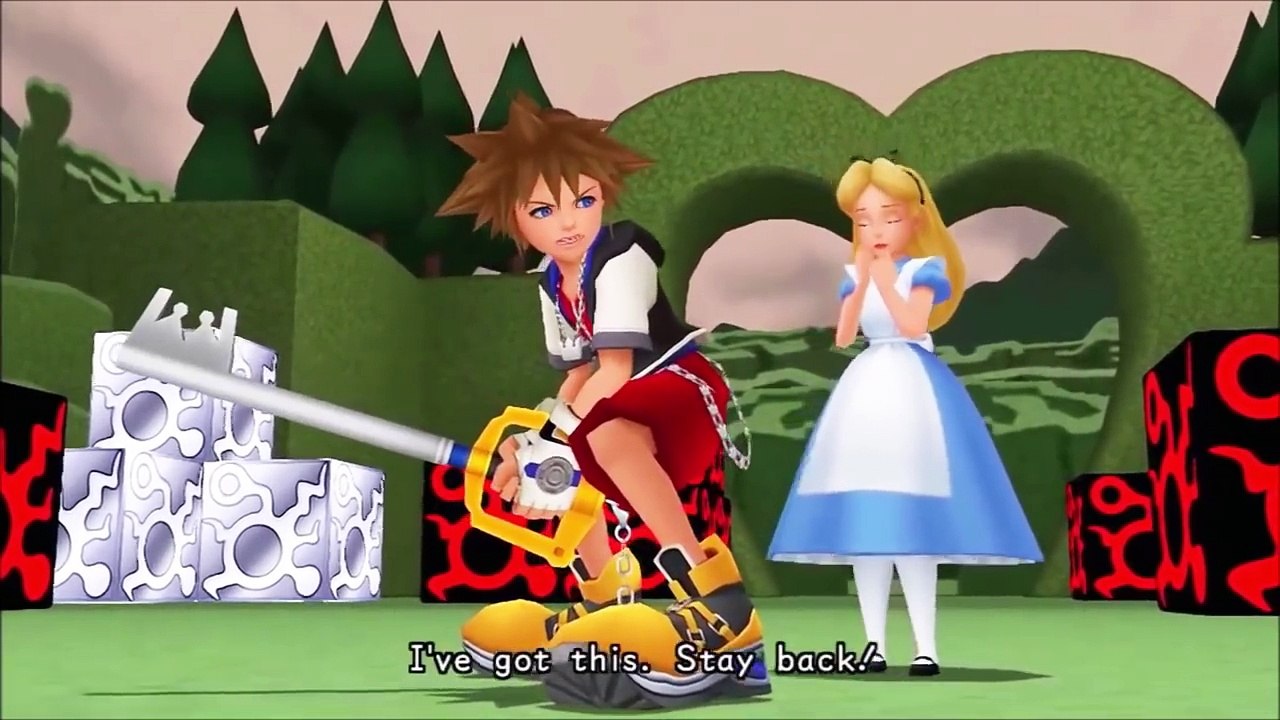 ALICE IN WONDERLAND | Kingdom Hearts | Video Game ᴴᴰ