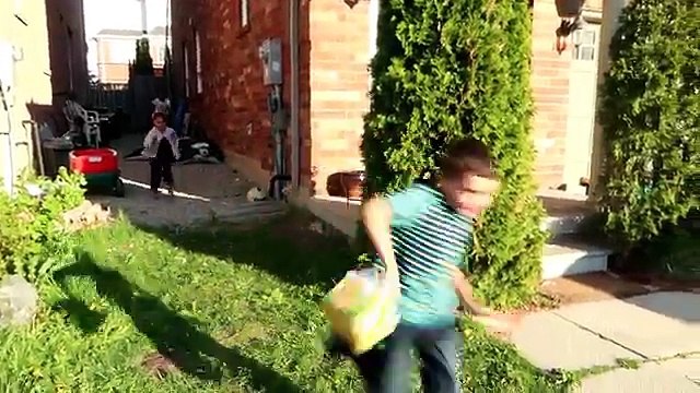 McDonalds Drive Thru Pranks Bad Kids Power Wheels Ride On Car w/ Happy Meal Burger Kids Pretend Play